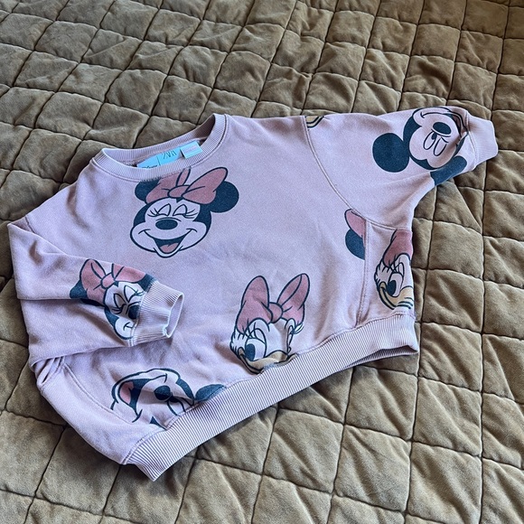 ZARA HTF MINNIE SWEATSHIRT 18-24 - Picture 1 of 5